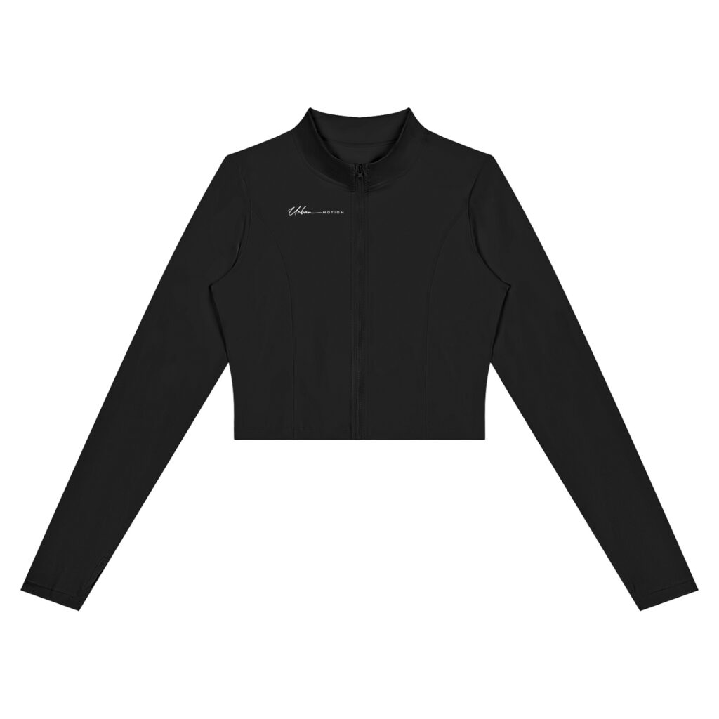 Urban Motion Crop Yoga Sports Jacket
