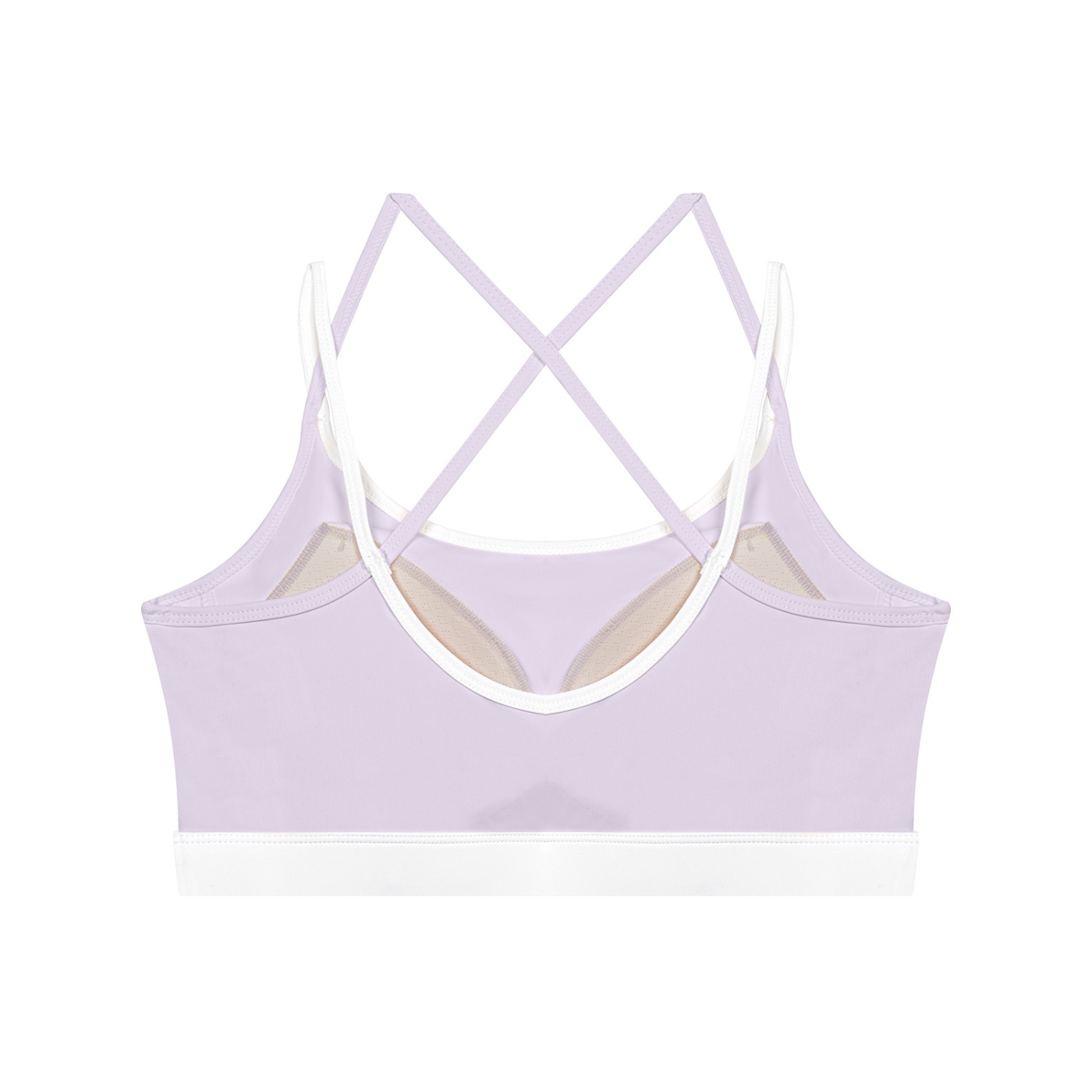 Urban Motion Color Block Sports Bra - Light Purple - Image 2